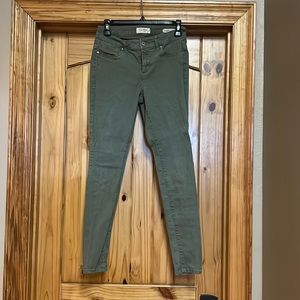 sage green jeans, used
